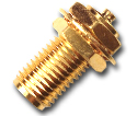 IPX to RP-SMA bulkhead jack adapter