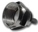 F straight 2 piece crimp plug Connector