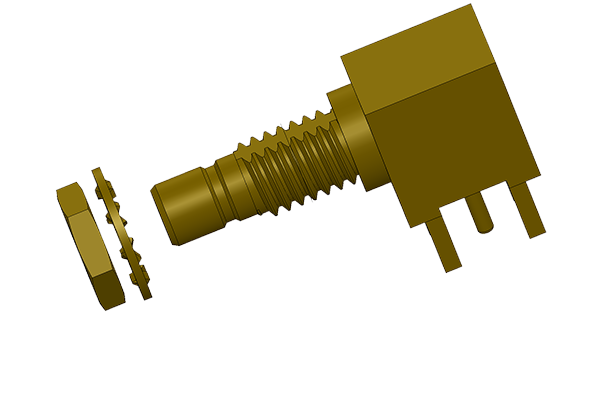 smb right angle surface mount jack pcb Connector