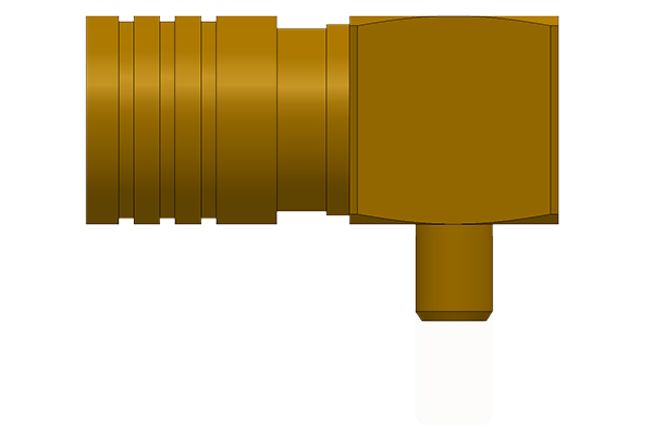 smb right angle solder plug Connector